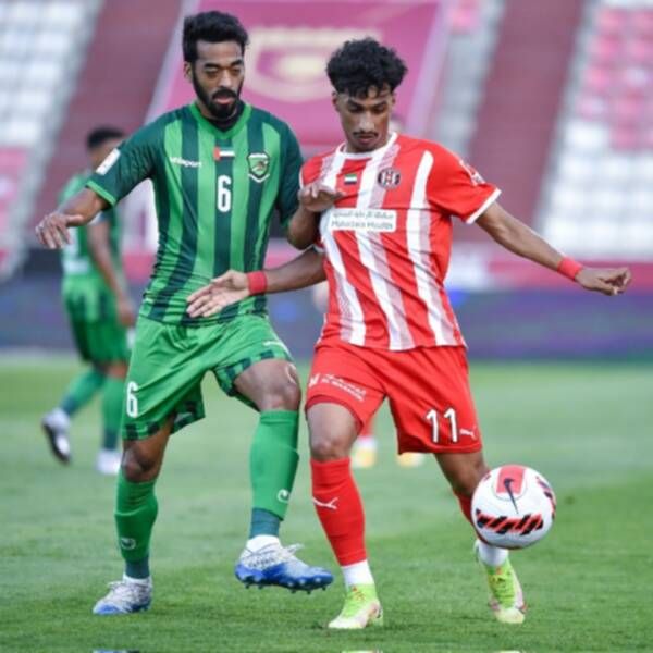 من مباراة العروبة والجزيرة