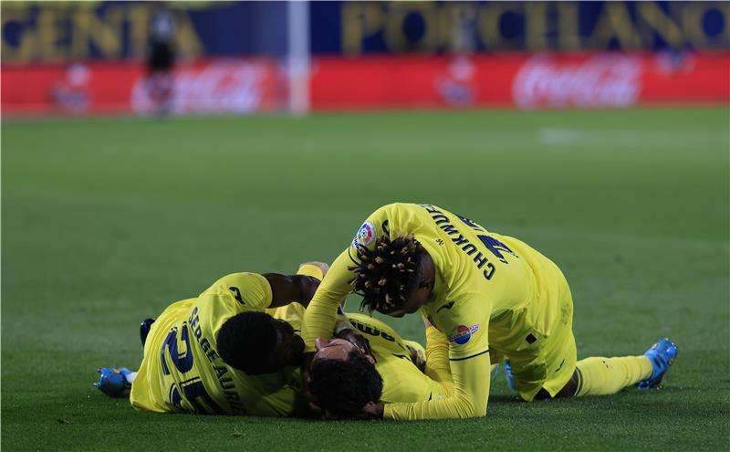 فرحة لاعبي فياريال