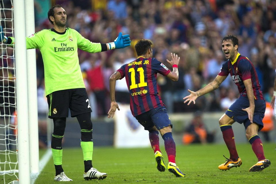 barcelona-2-1-real-madrid-neymar-first-goal-celebration-2013