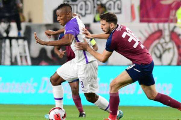 من مباراة العين والوحدة