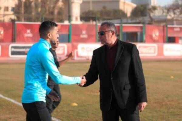 الخطيب في مران الأهلي