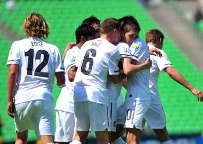 فرحة لاعبي نيوزلندا