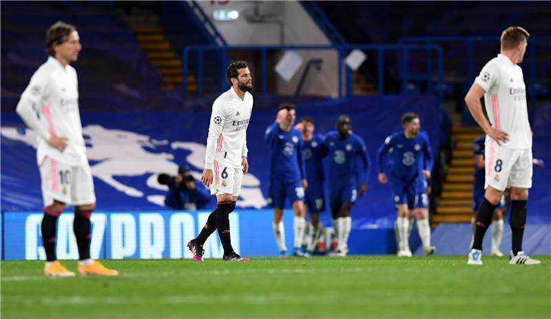 من لقاء سابق بين الريال وتشلسي