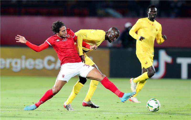 من لقاء الذهاب بين الأهلي والمريخ