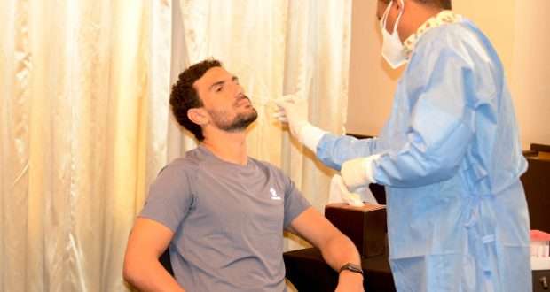 من إجراء المسحات