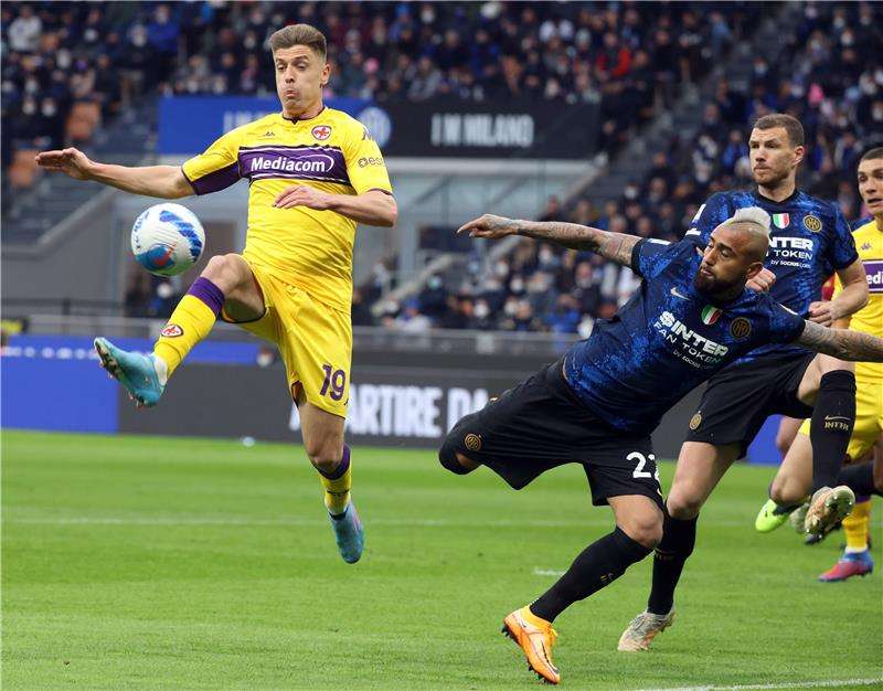 من لقاء الإنتر وفيورنتينا