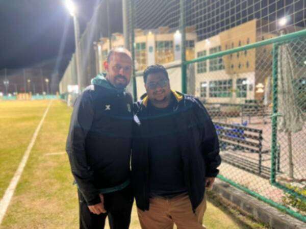 عماد النحاس مع مراسل كووورة