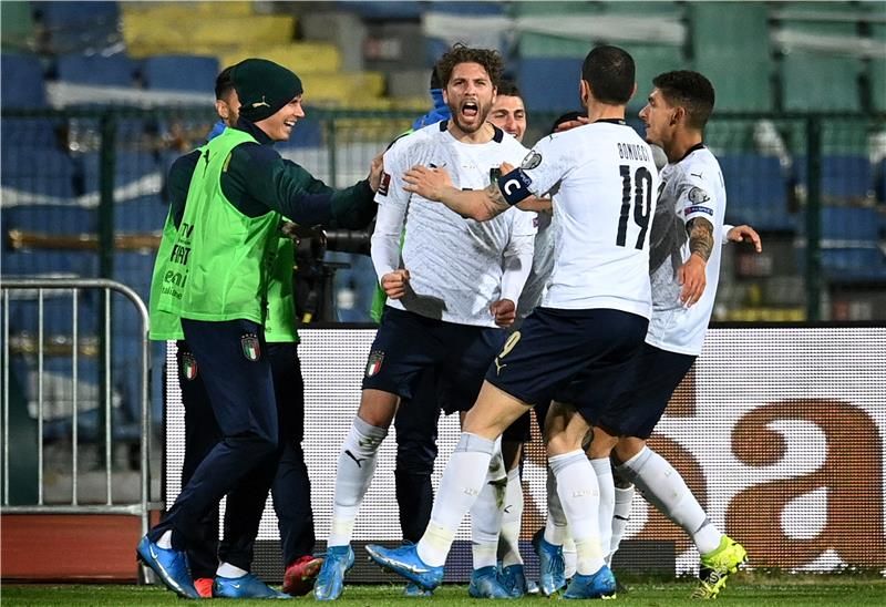 لاعبو المنتخب الايطالي