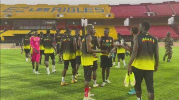 من تدريبات منتخب مالي اليوم   