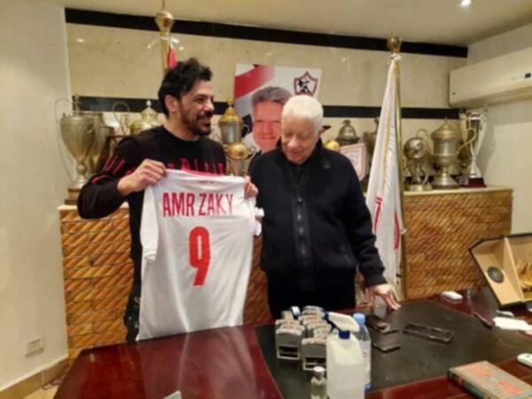 مرتضى منصور وعمرو زكي