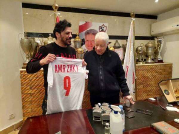 مرتضى منصور وعمرو زكي