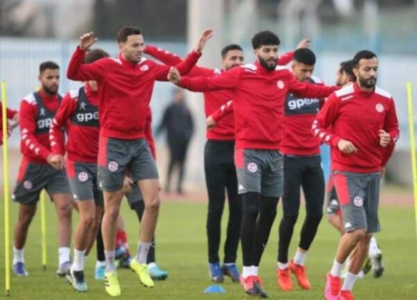 من تحضيرات منتخب تونس اليوم 