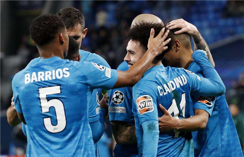 لاعبو زينيت سانت بطرسبورج