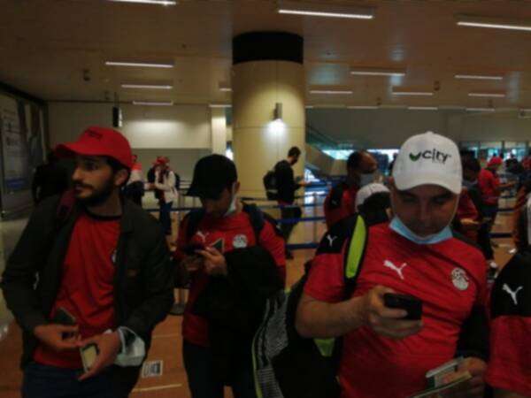 وصول مشجعي مصر للسنغال