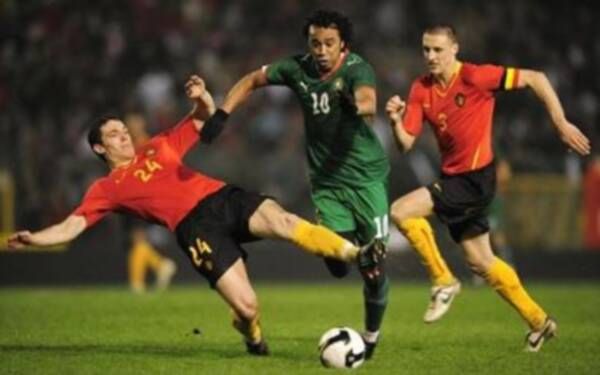 من لقاء سابق بين المغرب وبلجيكا