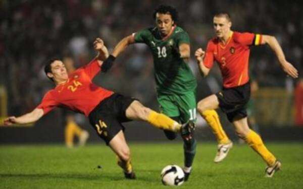 من لقاء سابق بين المغرب وبلجيكا