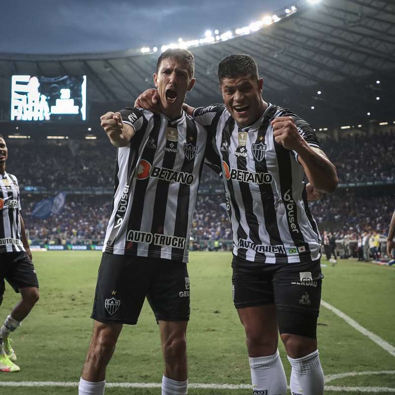 جانب من اللقاء (المصدر: أتلتيكو مينيرو)