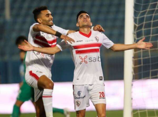 فرحة بن شرقي بالهدف الأول للزمالك