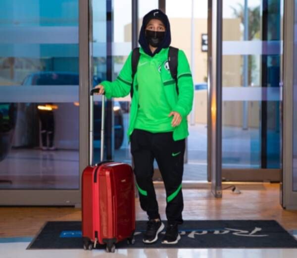 من وصول اللاعبات