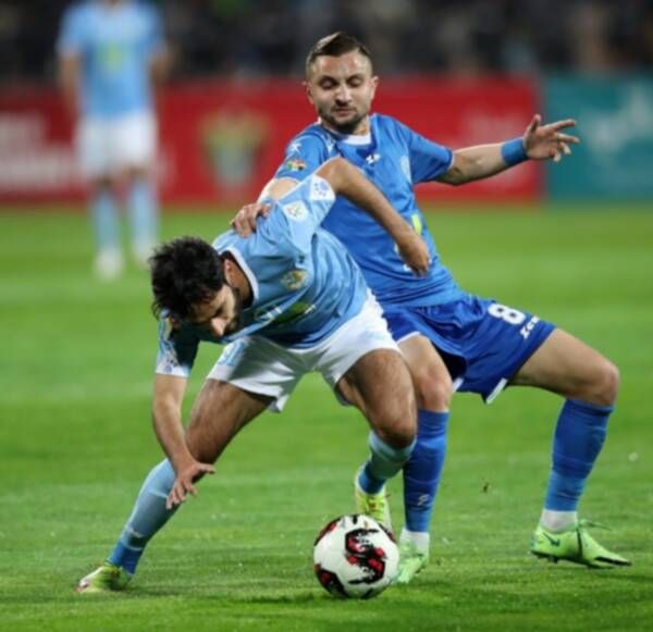 لقطة من لقاء سابق بين الرمثا والفيصلي