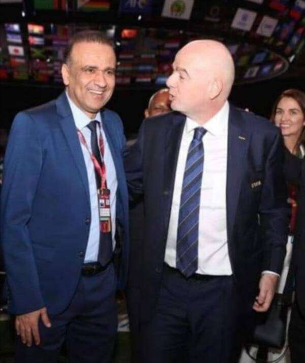 وديع الجريء مع إنفانتينو