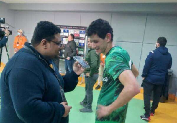 العيوني مع مراسل كووورة