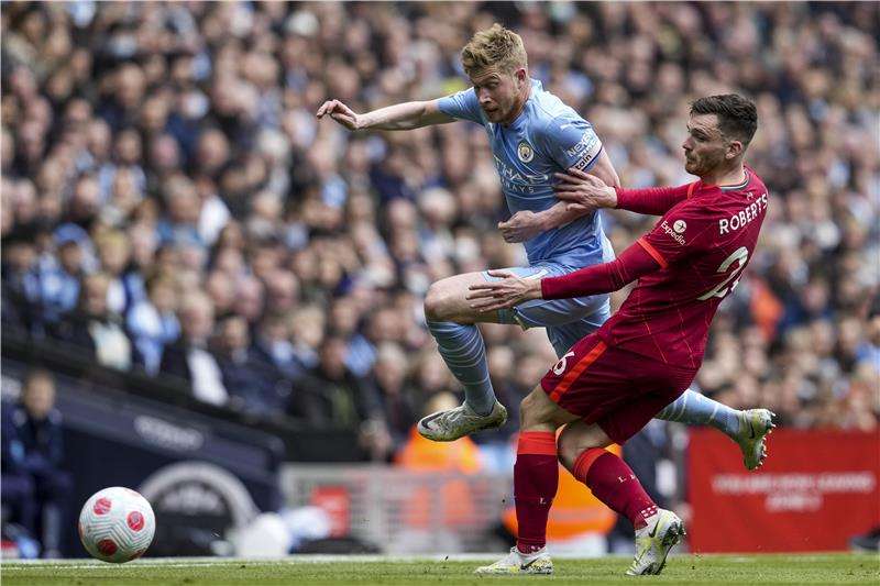 دي بروين أمام ليفربول