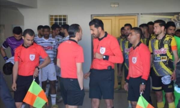 الحكام في مباراة اليوم