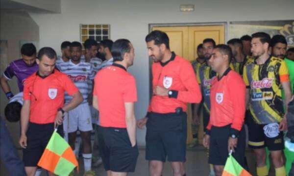 الحكام في مباراة اليوم