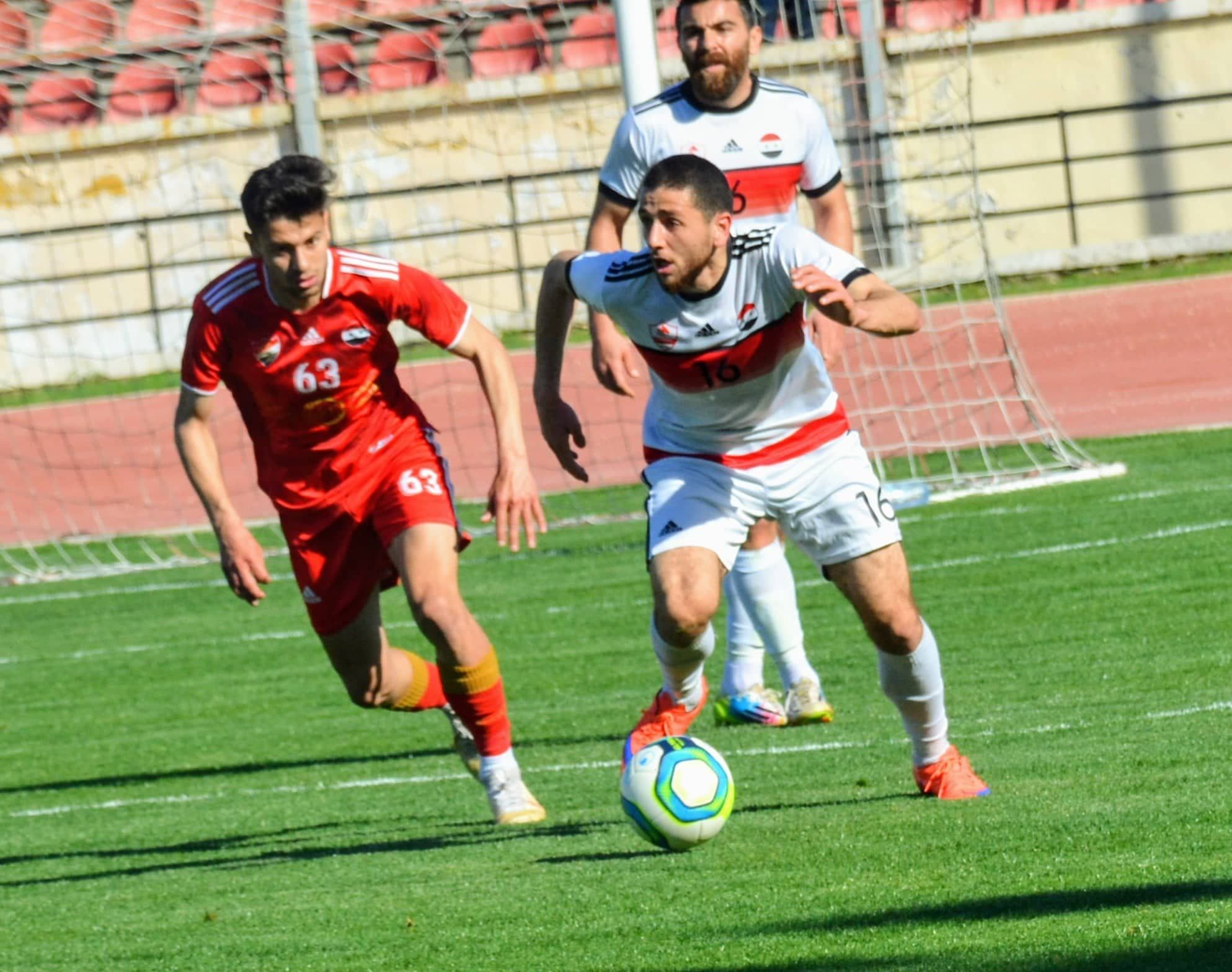 من مباراة أهلي حلب والوثبة