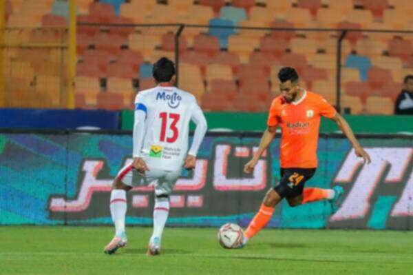 من مباراة الزمالك وفاركو أمس