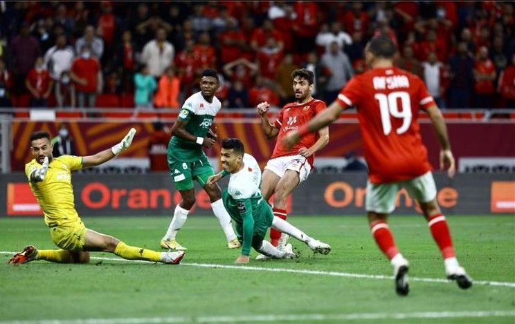 الأهلي والرجاء في مباراة السوبر