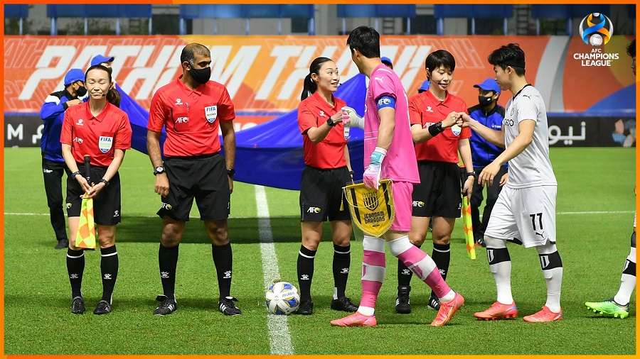 ياماشيتا قبل انطلاق مباراة ملبورن وجيونام