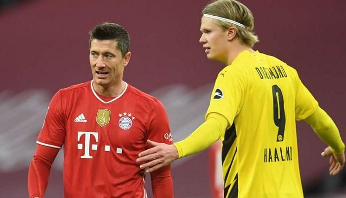 ليفاندوفسكي وهالاند 