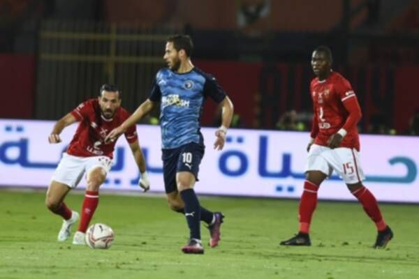 مواجهة سابقة بين الأهلي وبيراميدز