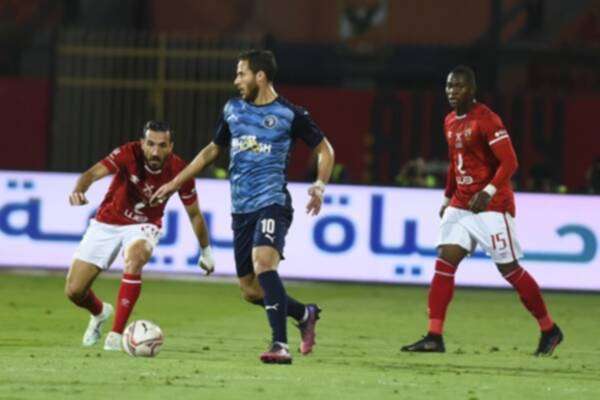 مواجهة سابقة بين الأهلي وبيراميدز