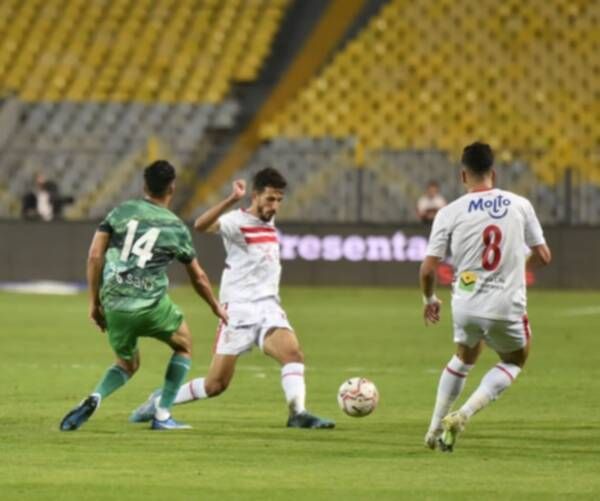من لقاء الزمالك والمصري