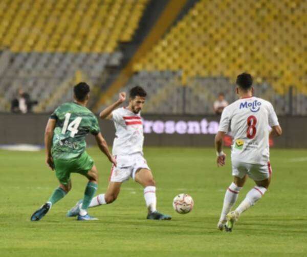 من لقاء الزمالك والمصري
