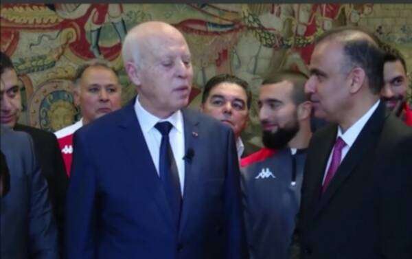 وديع الجريء مع رئيس الجمهورية