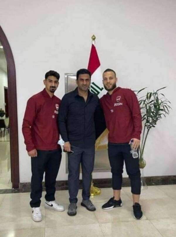 مارتن حداد (يمين)