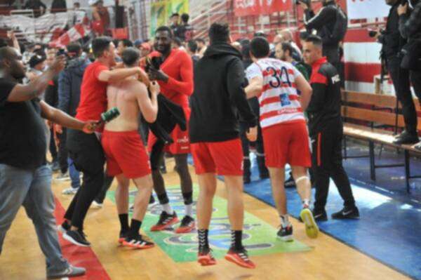 فرحة لاعبي الإفريقي