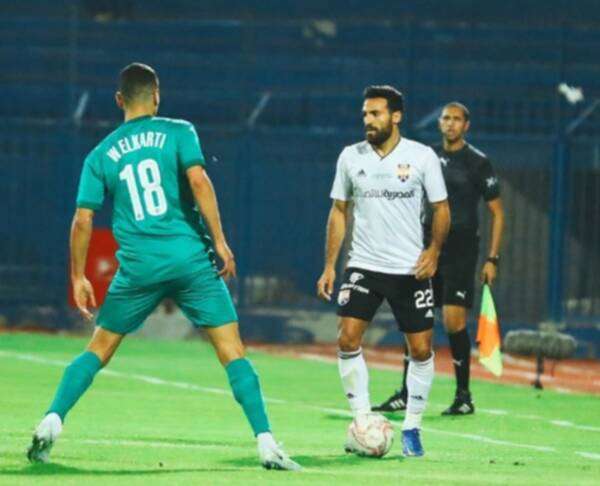 من مباراة بيراميدز والجونة