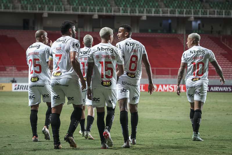 جانب من اللقاء (المصدر: أتلتيكو مينيرو)