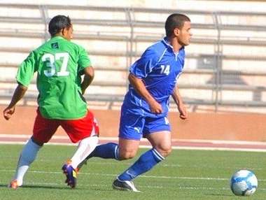 جانب من المباراة