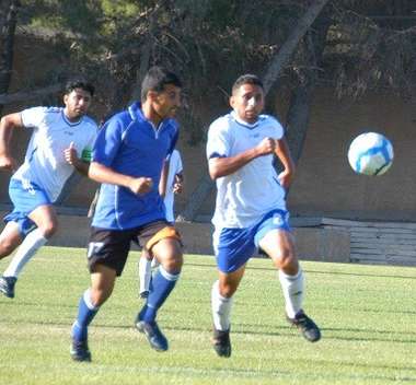 جانب من المباراة