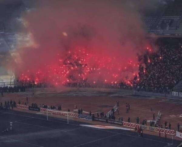 الشماريخ من مباراة الإفريقي والترجي