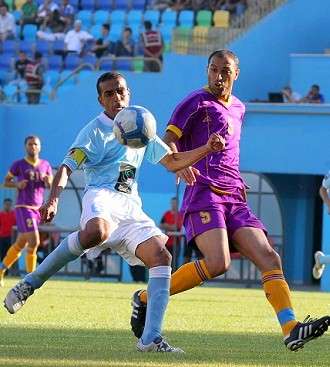 جانب من المباراة