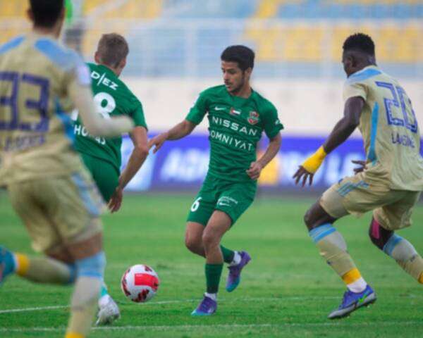 من مباراة الظفرة وشباب الأهلي