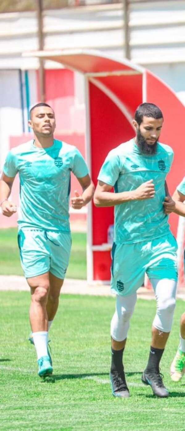 من الحصة التدريبية للنادي الافريقي مساء اليوم 