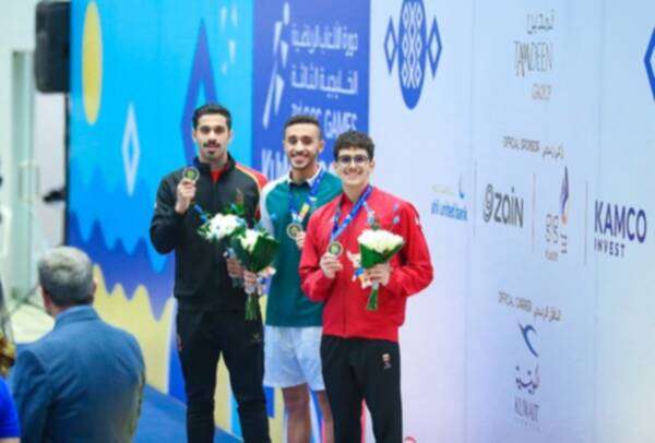 من مراسم التتويج اليوم